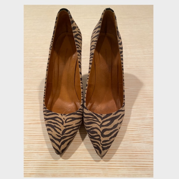 Isabel Marant Suede Zebra Print Pumps 37 - Picture 3 of 8